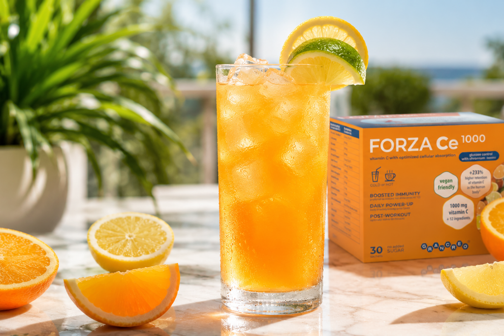 Poletna utrujenost? Energijska pijača, prijazna telesu, s 1000 mg vitamina C